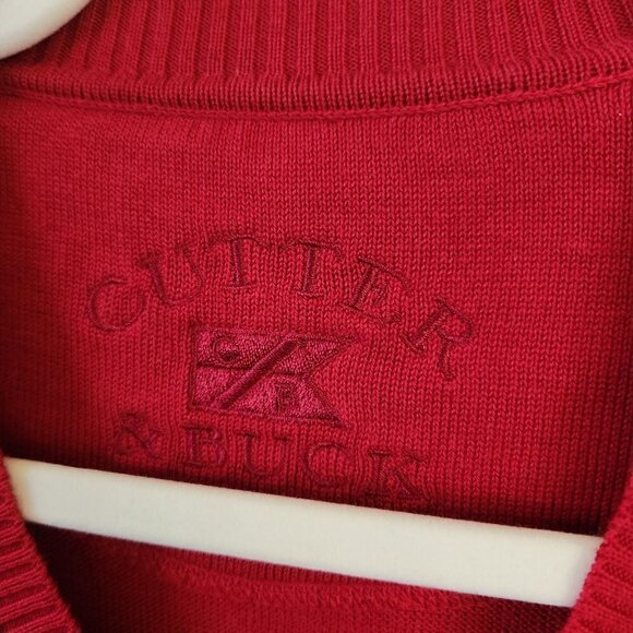 Cutter & Buck Red 2002 Ryder Cup NBC Sports Sweater Vest Size M - Picture 5 of 8